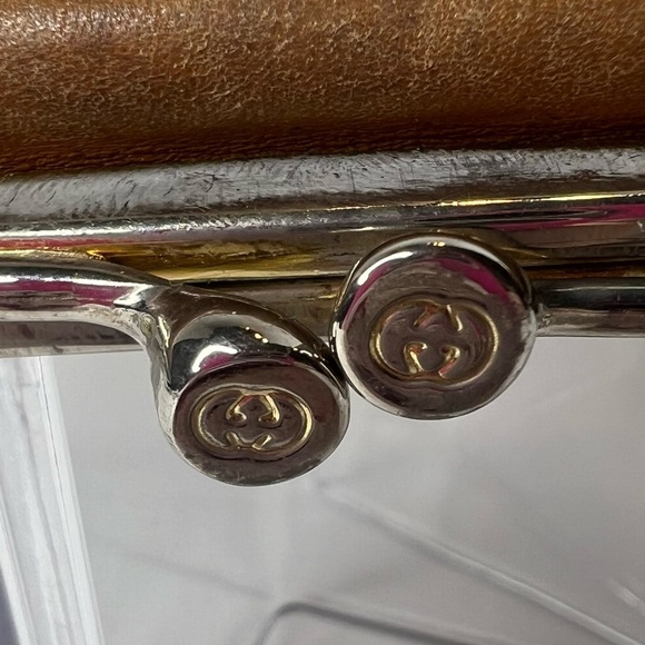 🤎GUCCI Vintage Interlocking G Micro GG Logo Canvas/Leather Bifold Wallet🤎 - Picture 7 of 15